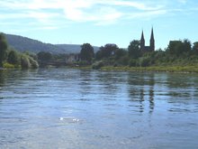 Weser mit Blick auf Corvey